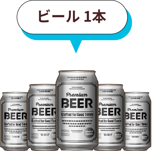 ビール1本プレゼント